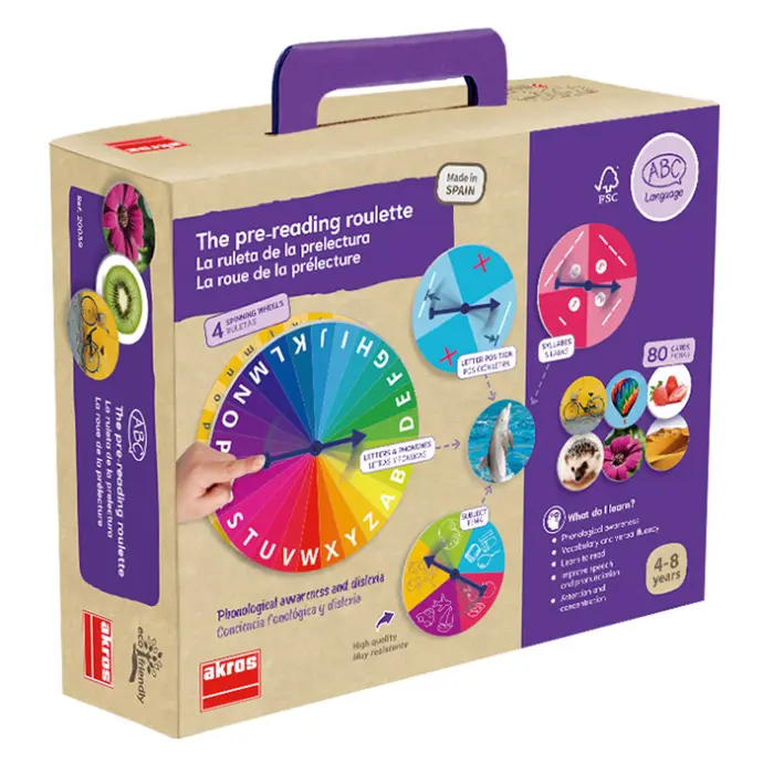 Verpackung Das Roulette des Vorlesens