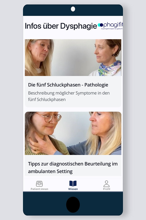 phagifit - App für die Dysphagietherapie 6-Monatslizenz