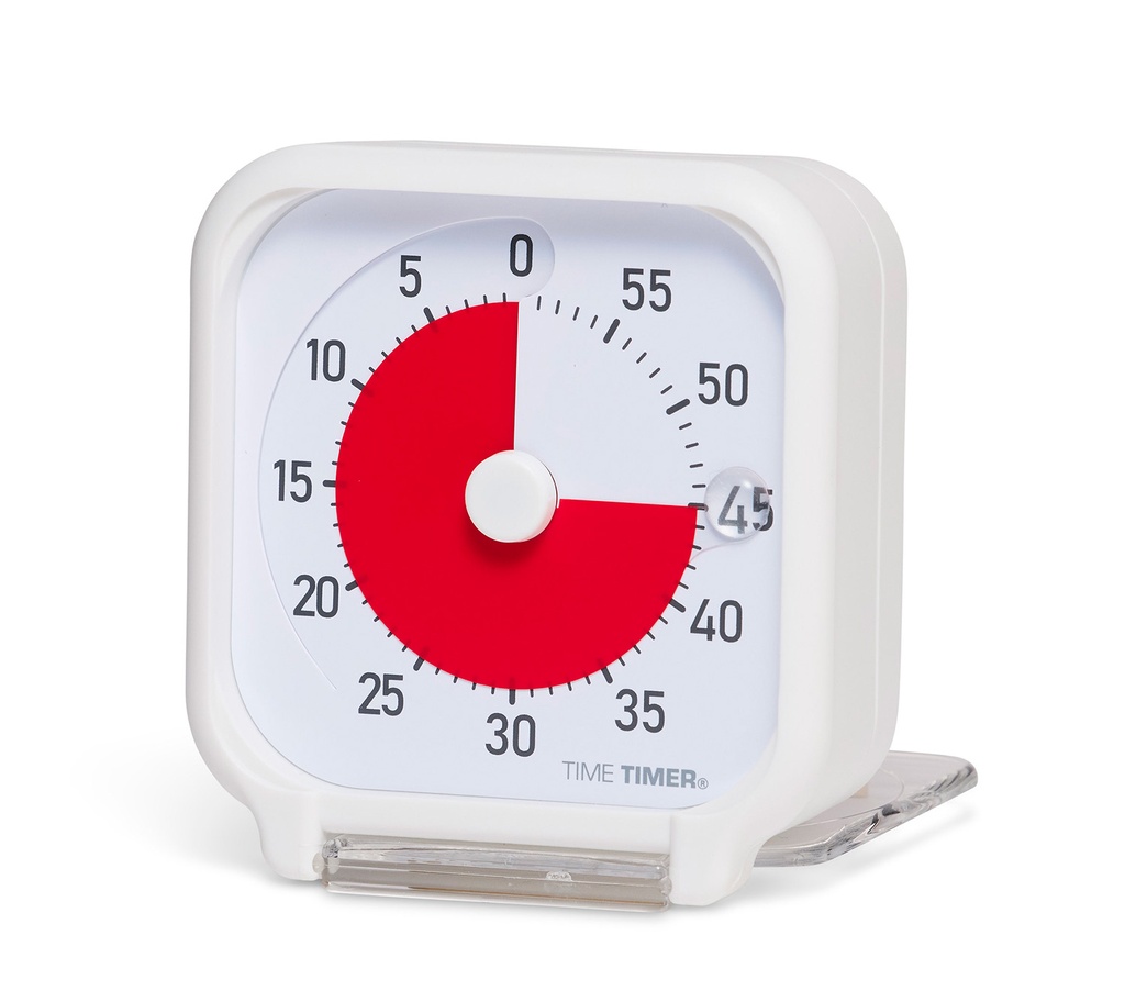 TimeTimer® Tischmodell weiss 7,5 x 7,5 cm