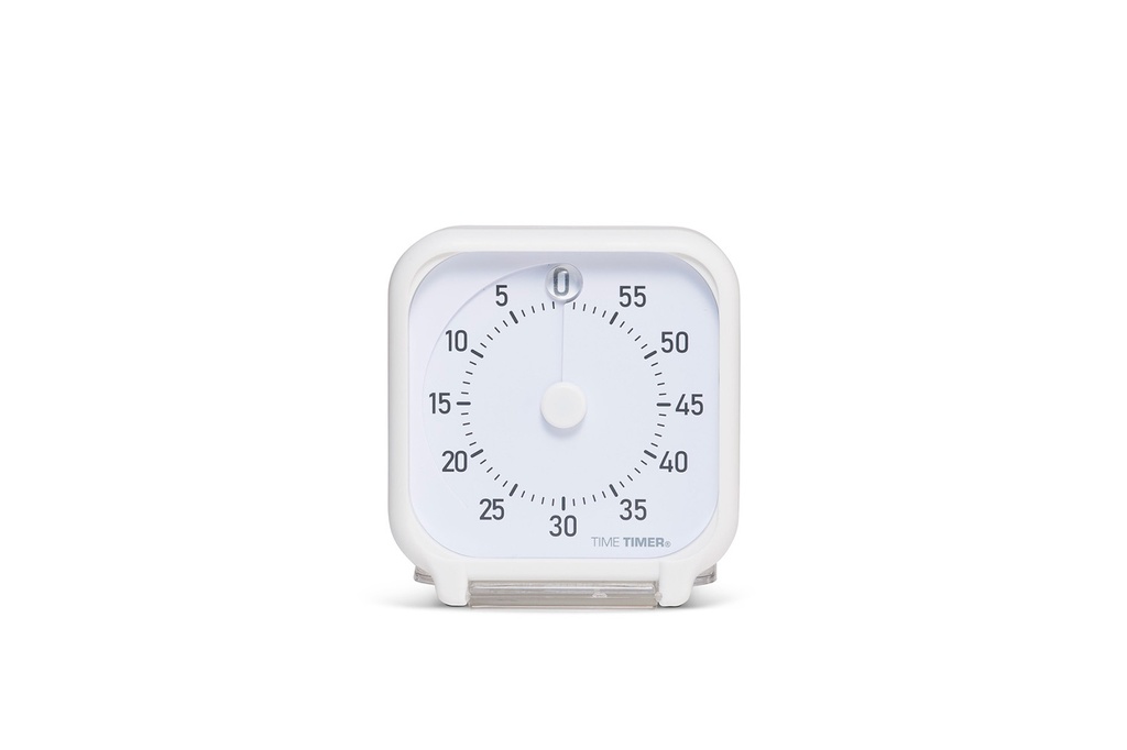 TimeTimer® Tischmodell weiss 7,5 x 7,5 cm