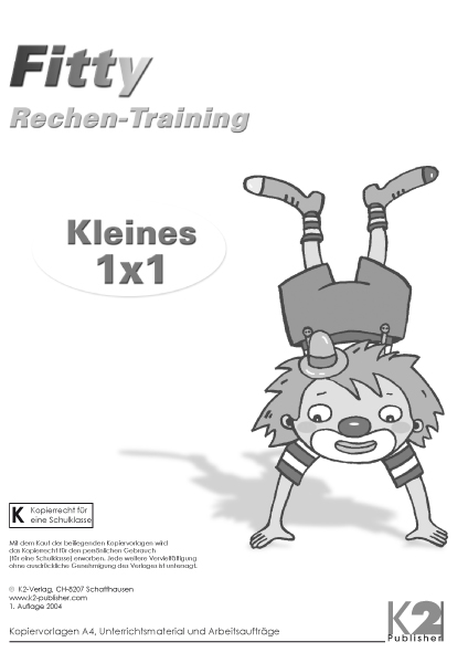 Fitty Rechentraining Kleines 1x1 PDF