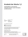 Knobelei der Woche Schuljahre 1 und 2 PDF