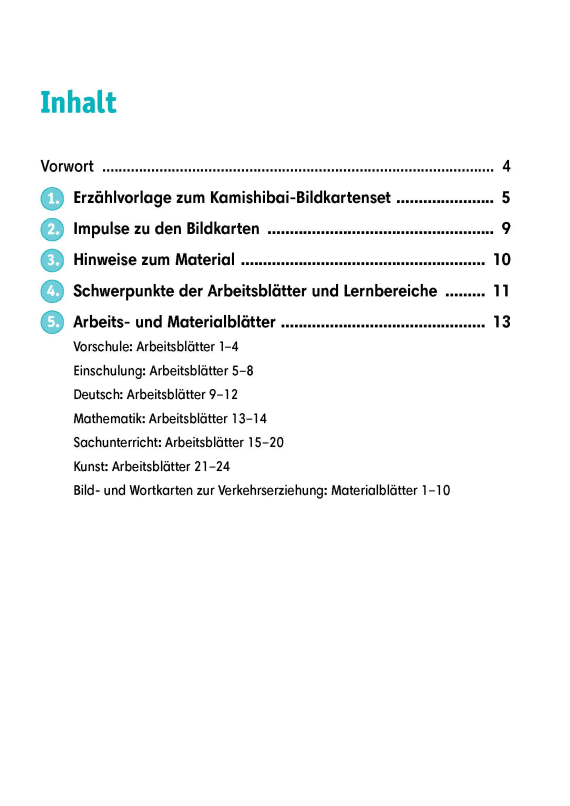 Unterrichtsmaterial zum Kamishibai-Bildkartenset: Die Schule ist ein großes Haus
