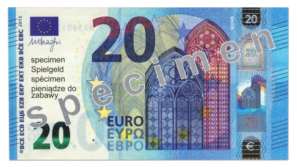 Rechengeld in Eurokasse