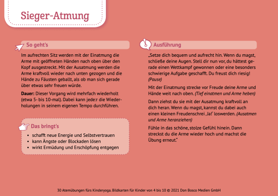 30 Atemübungen fürs Kinderyoga