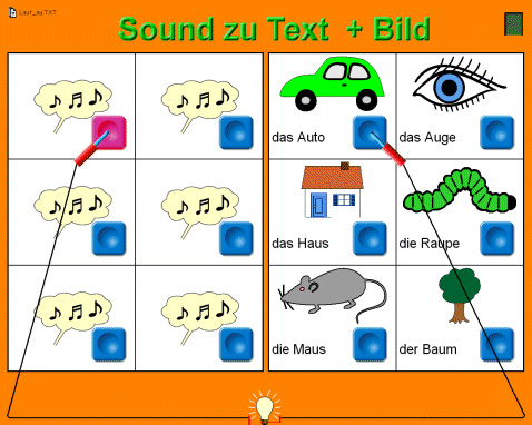 Elektroblinker Zuordnungsspiele Schullizenz