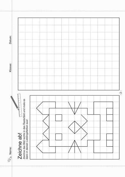 Räumliches Denktraining Zeichenrätsel Tiere 2 PDF