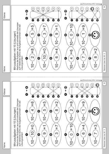 Rechnen üben bis 10 PDF 2