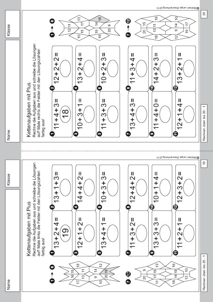 Rechnen üben bis 20 PDF 1