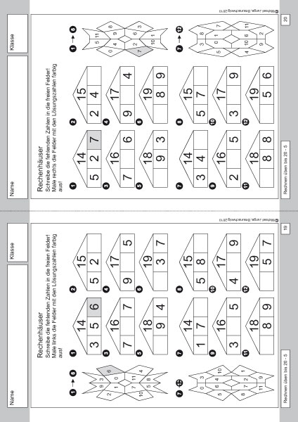 Rechnen üben bis 20 PDF 5