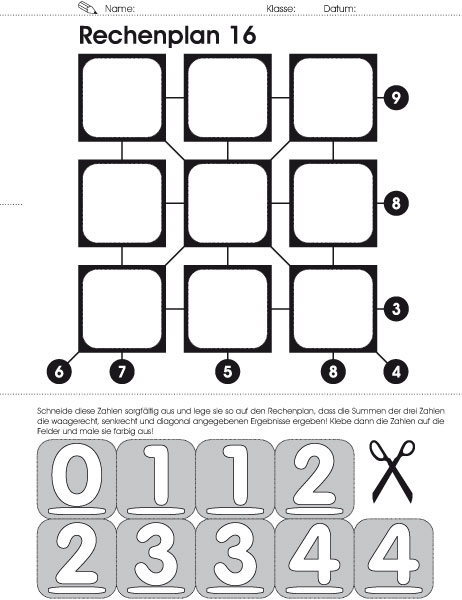 Kopfrechnen mit Rechenplänen 1/2 PDF