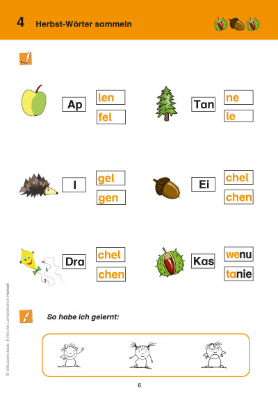 Einfache Lernstationen Herbst PDF