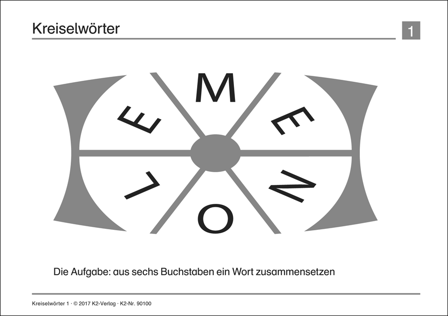 K2-Selbstlernhefte Wörterrätsel 1