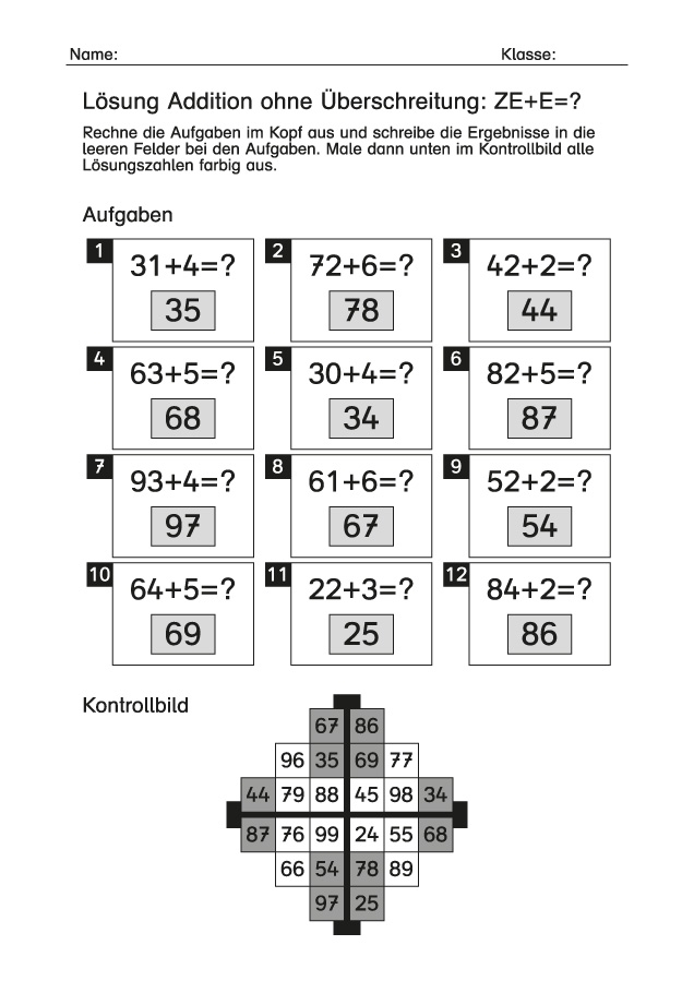 Lernpaket 1 Rechnen bis 100 PDF