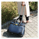 Handtaschen-Trolley "Bella", blau-schwarz