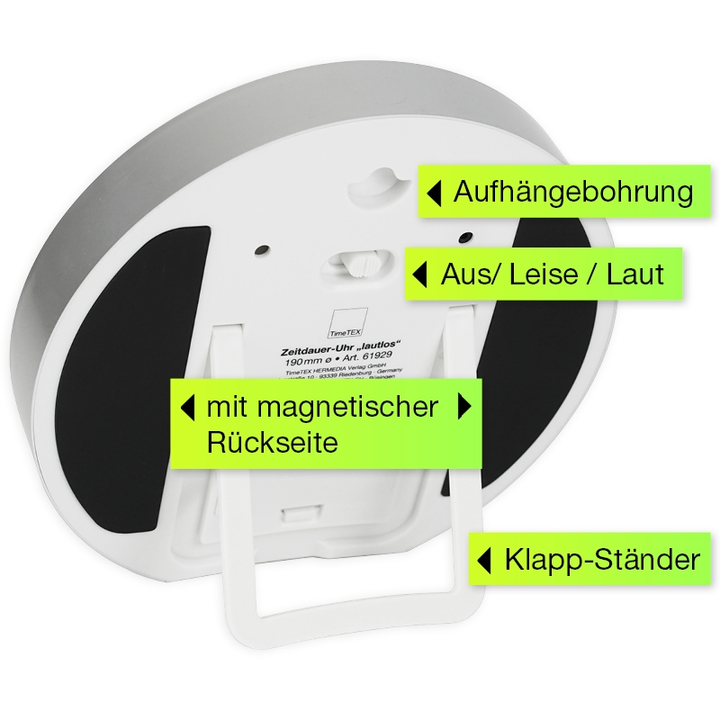 TimeTEX Zeitdauer Ampel-Uhr für Gruppen 19 cm  