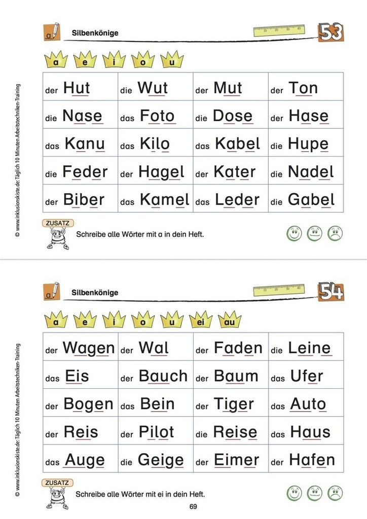 Arbeitstechniken-Training: Lineal PDF