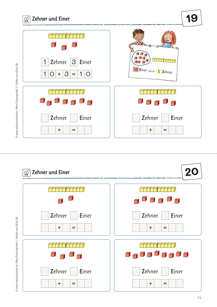 Mein Trainingsheft 3 - Zahlen von 10 bis 20 PDF