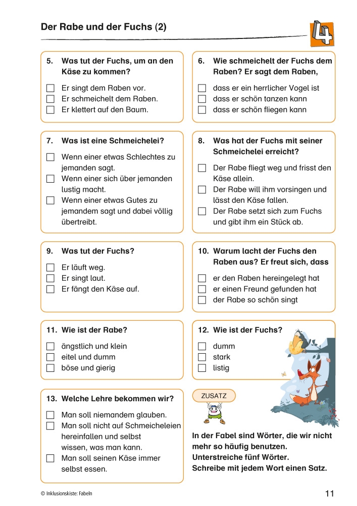 Fabeln in zwei Differenzierungsstufen PDF