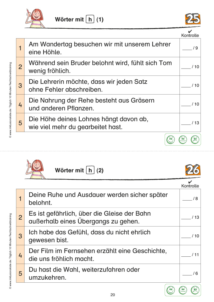 Rechtschreibtraining Satz des Tages (Klasse 3/4) E-Book