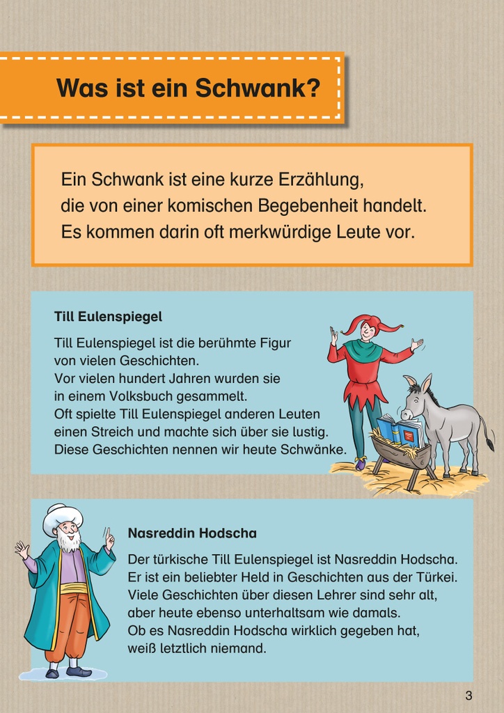 Schwänke in zwei Differenzierungsstufen PDF