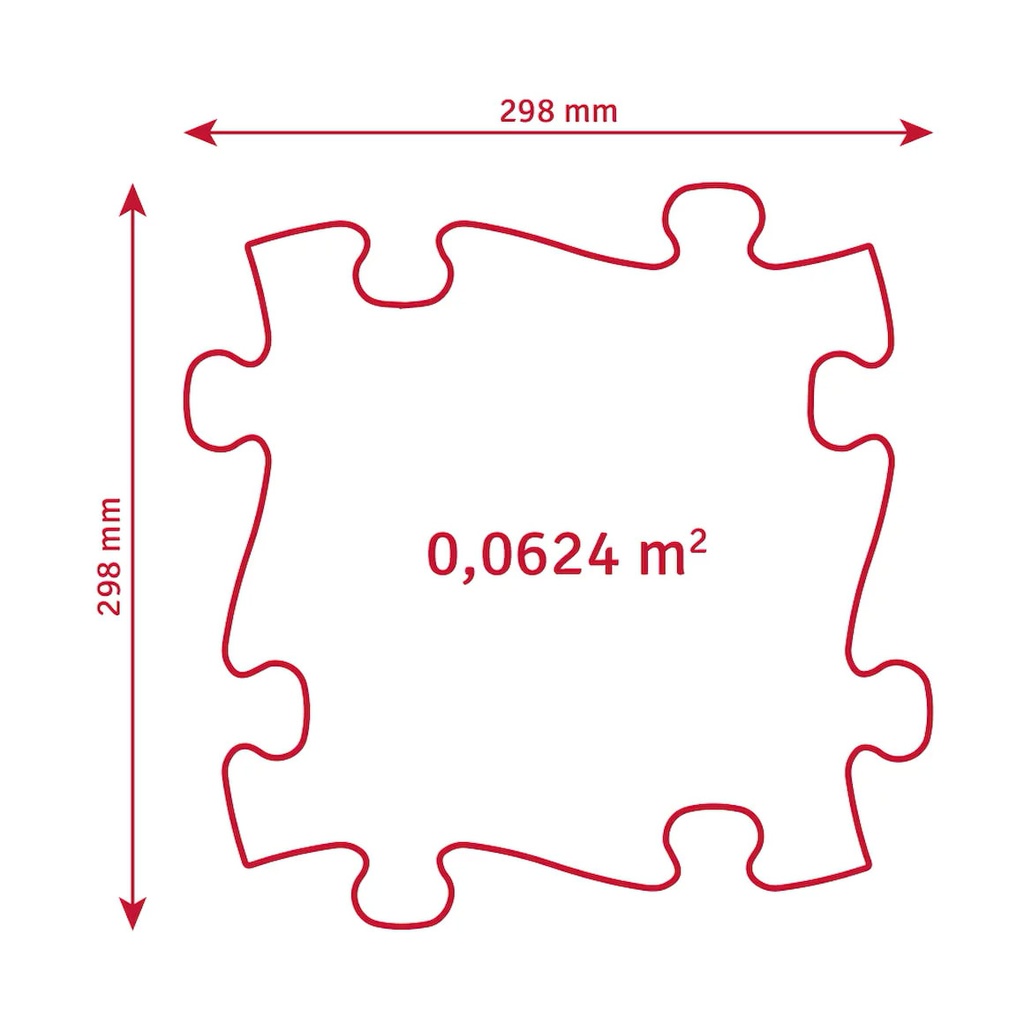 Orthopädische Matten-Set - Medium 2, 11 Teile