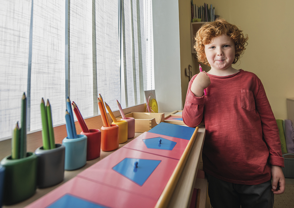 Metallene Einsatzfiguren "Montessori Premium"