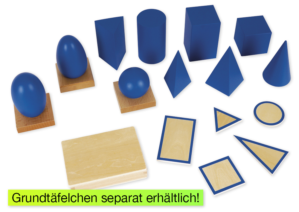 Geometrische Körper "Montessori Premium"