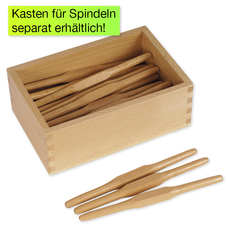 Spindelkästen 0-9, Druckschrift "Montessori Premium"