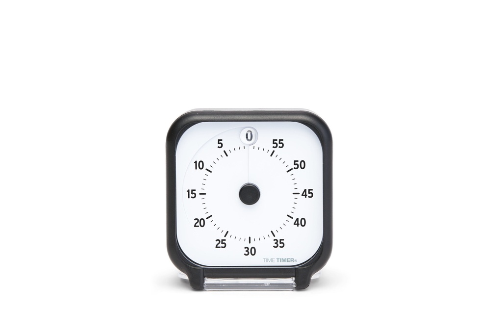 TimeTimer® Pocket schwarz 7,5x7,5cm  - Neue Version