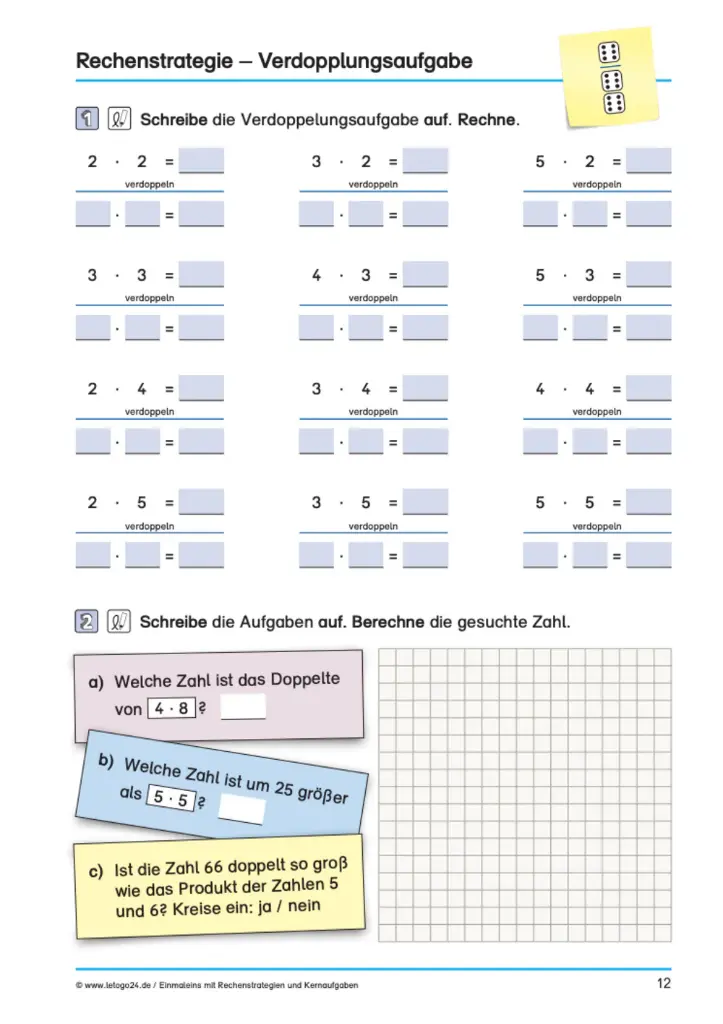 Materialpaket: Einmaleins mit Strategie PDF
