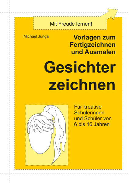 Fertigzeichnen und Ausmalen Gesichter PDF