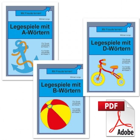 Legespiele mit Wörtern PDF