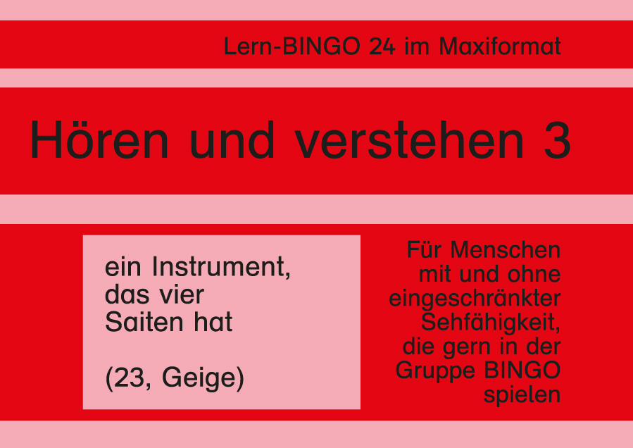 Lern-BINGO 24 Hören und verstehen 3 PDF