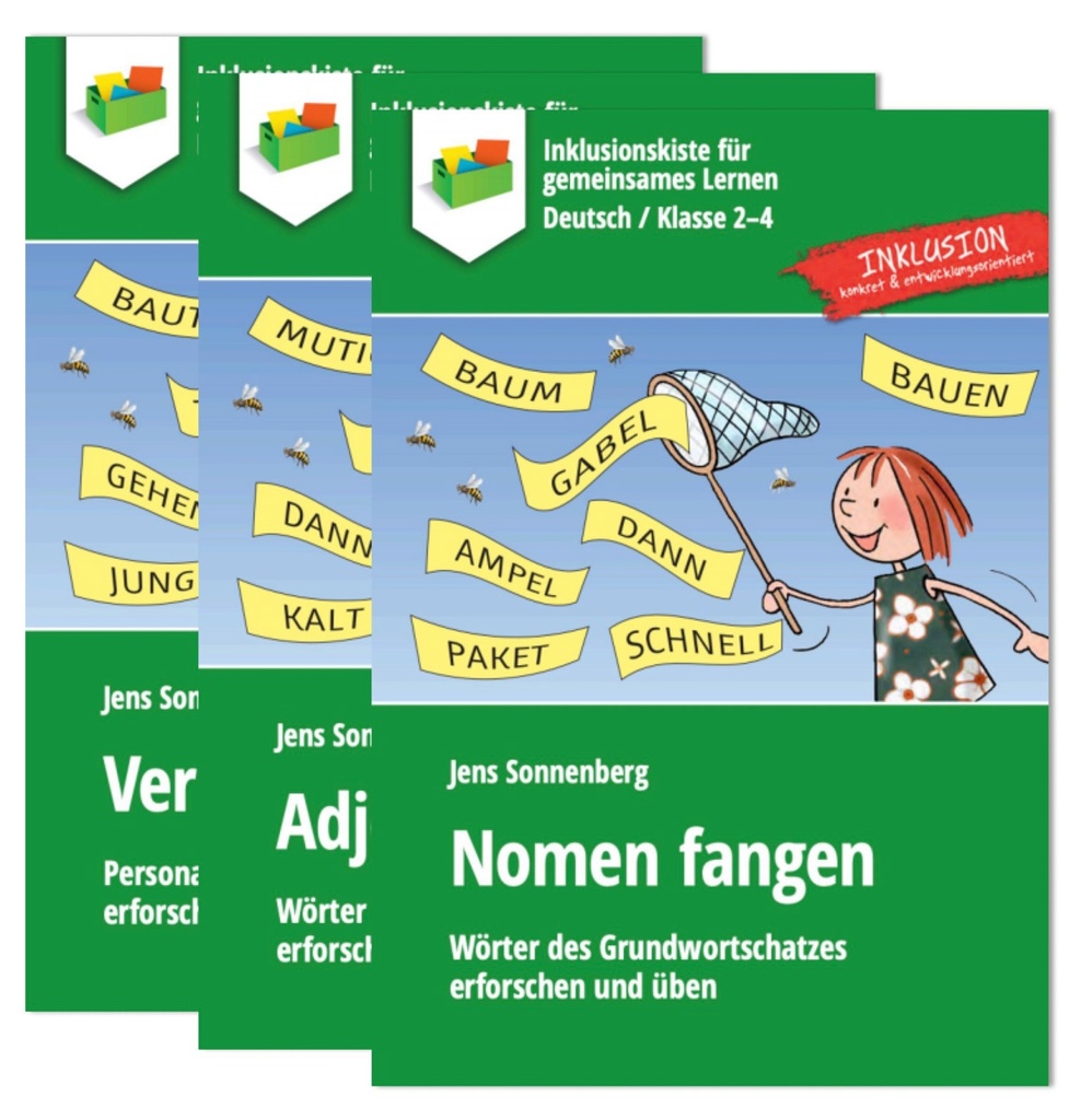 Wörter fangen Nomen, Adjektive und Verben PDF