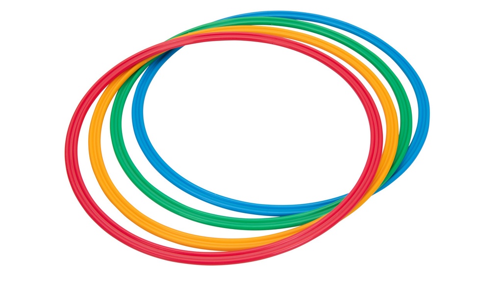 Gymnastikreifen, 4 Stück Ø 47 cm