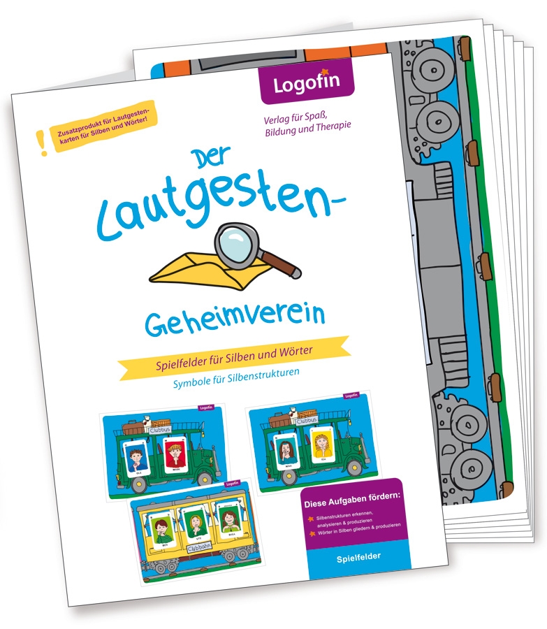 Spielfelder für Silben und Wörter