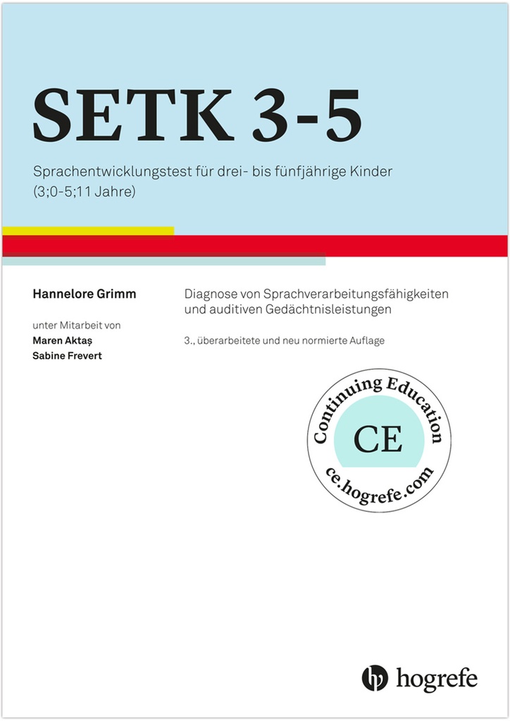 SETK 3-5 Sprachentw. Test Kinder (3 - 5 J.)