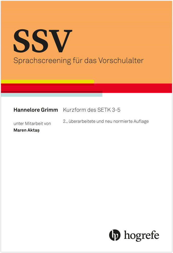 SSV 25 Protokollbogen 4;0-5;11