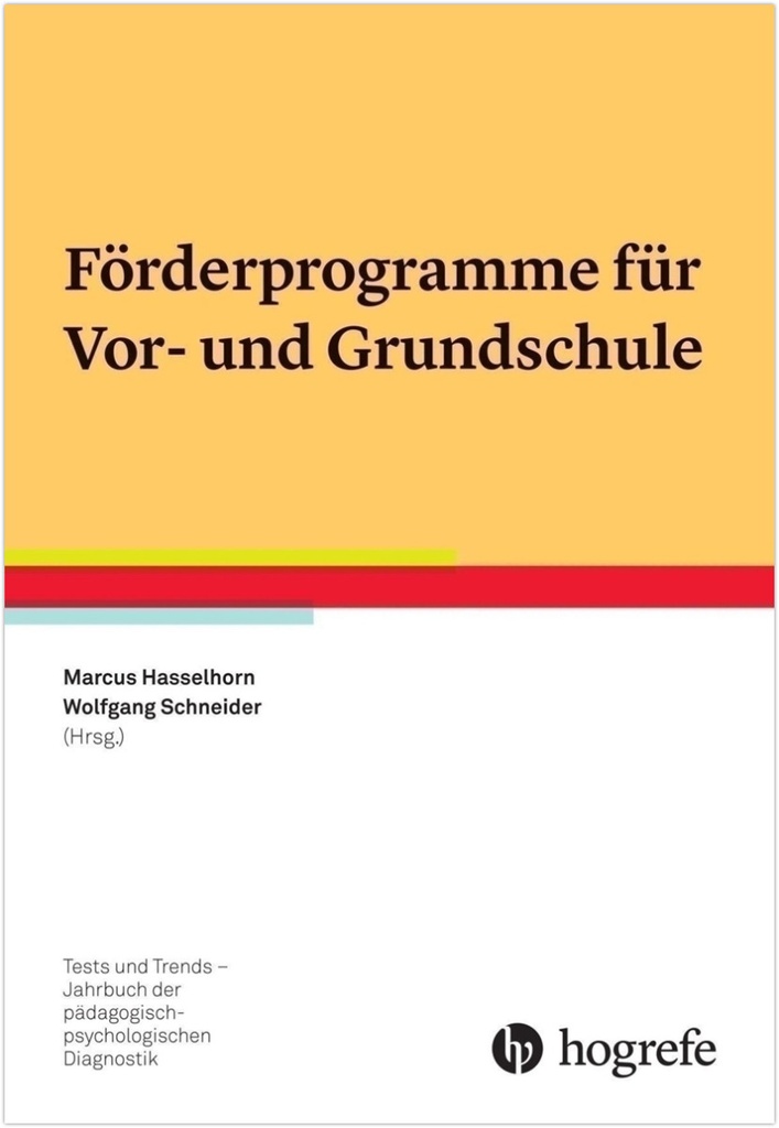 Förderprogramme für Vor- und Grundschule*