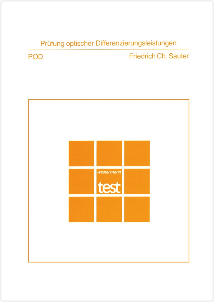 * POD Prüfung optische Differenzierungsleistungen
