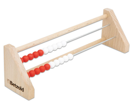 Rechenrahmen bis 20 rot/weiß*