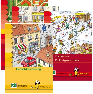 Max Lernpaket Denksport (4 Mappen + Lerngerät)