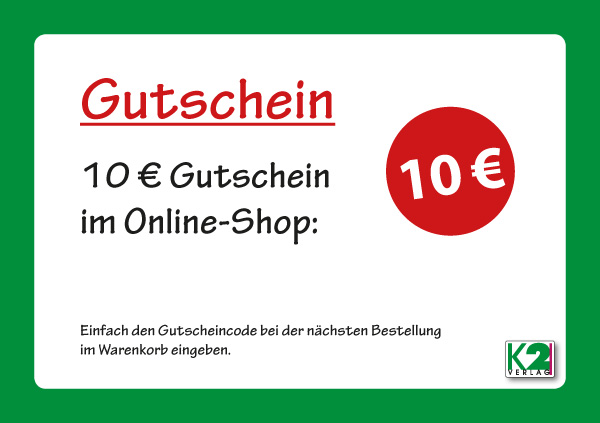 K2 Einkaufsgutschein 10 Euro