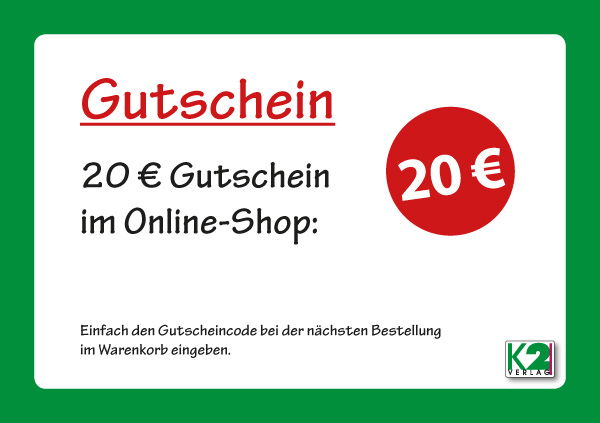 K2 Einkaufsgutschein 20 Euro