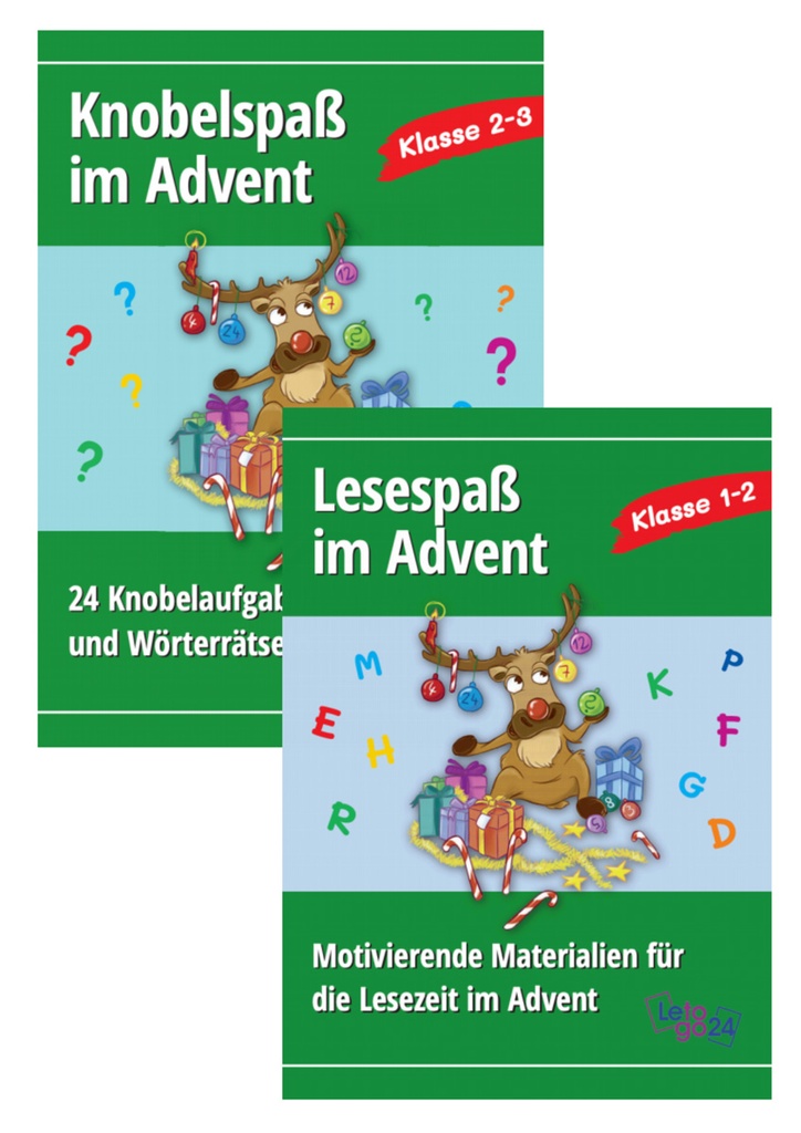 Materialpaket: Lese- und Knobelaufgaben im Advent E-Book