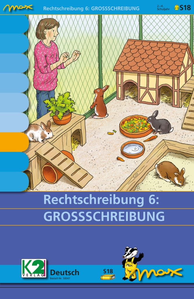Max Lernkarten Rechtschreibung 6: GROSSSCHREIBUNG