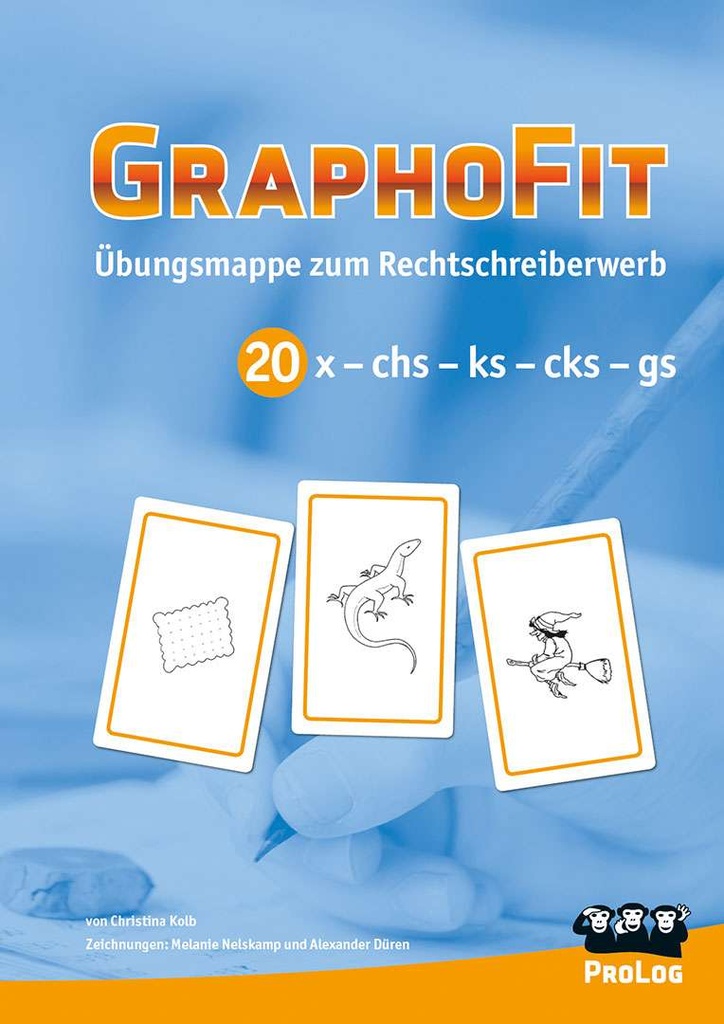 Graphofit-Übungsmappe 20 x, ch, ks, cks, gs