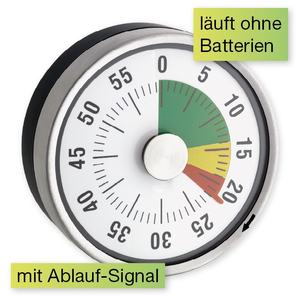 TimeTEX Zeitdauer Ampel-Uhr Tischgrösse 78 mm ø 