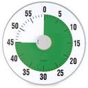 TimeTEX Zeitdauer-Uhr grün XL-Format 32 cm ø